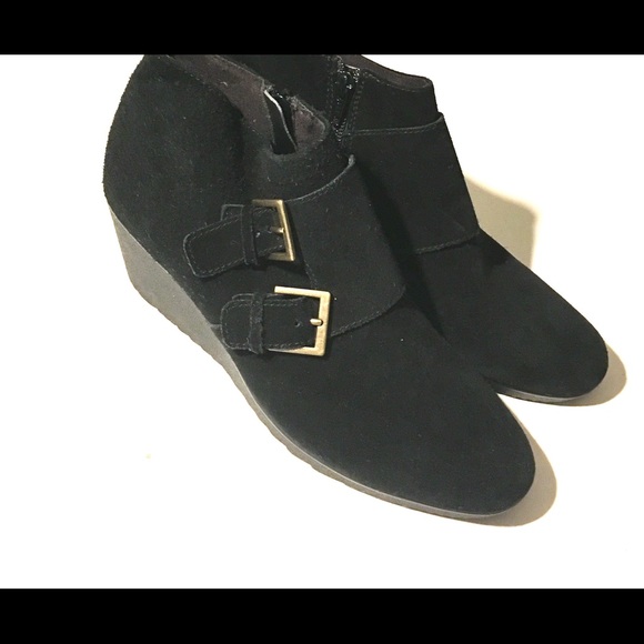 Munro | Suede Bootie Double Monk Buckle - Picture 2 of 8